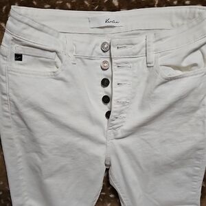 KanCan Women's White Skinny Jeans